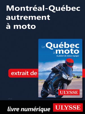cover image of Montréal-Québec autrement à moto